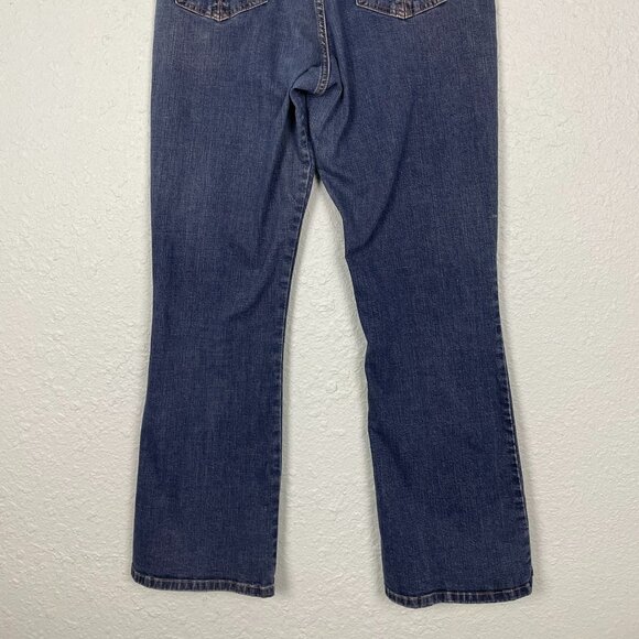 Lee The Most Comfortable Jean Straight Leg Women’s 35x30 Blue High Rise Stretch - Picture 4 of 10